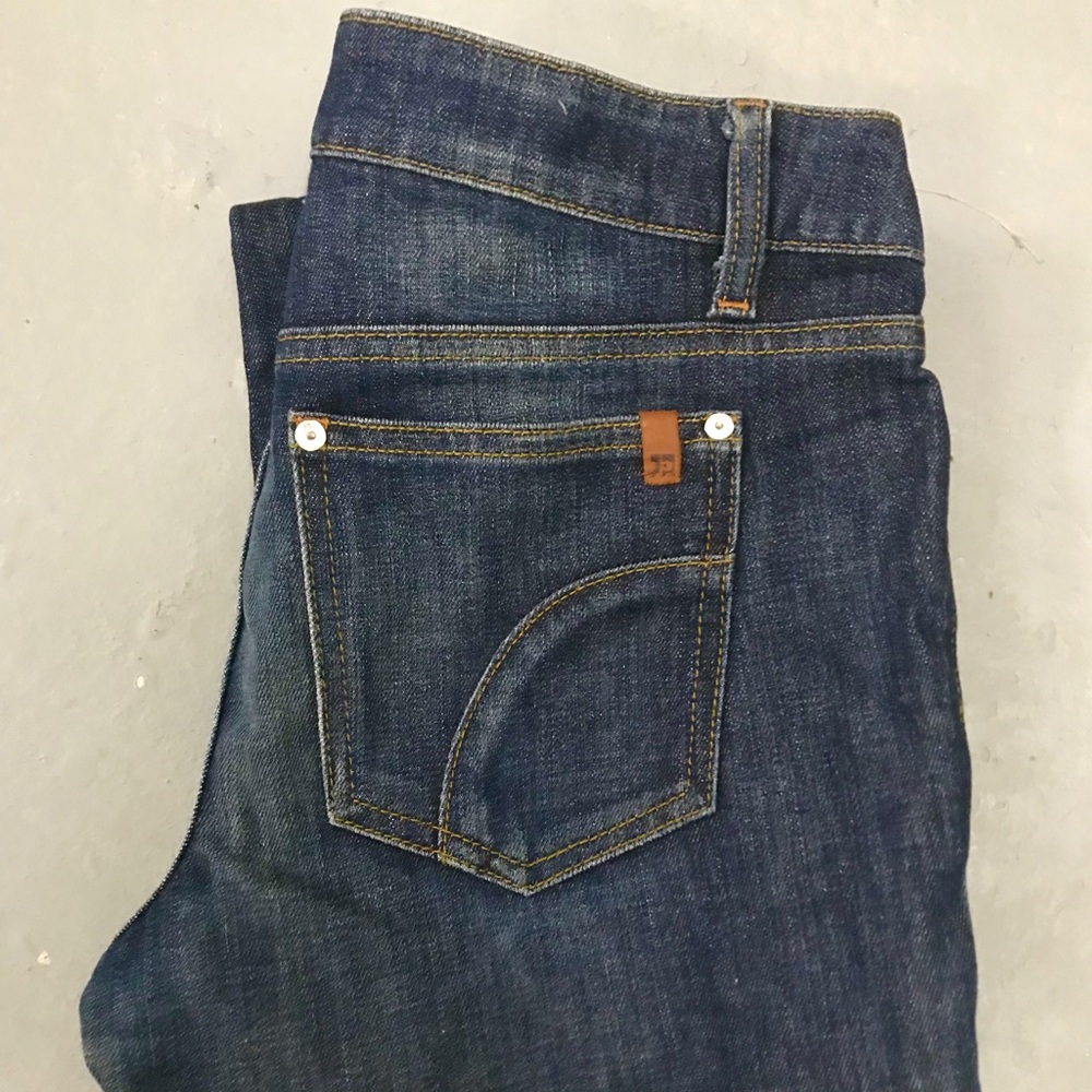 Joe’s Jeans, “honey” bootcut, blue, size 28